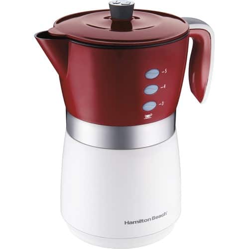 Hamilton Beach - 5 Cup Personal Coffee Brewer (43700) - Red-Front_Standard 