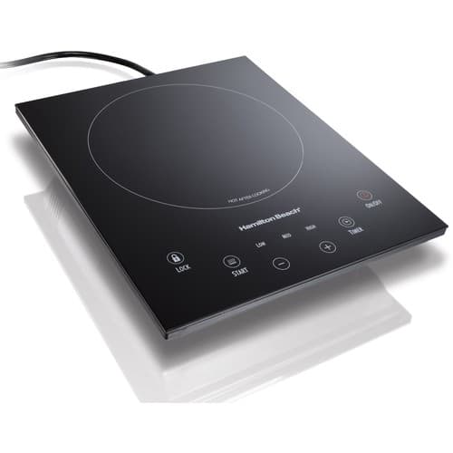 Hamilton Beach - Electric Cooktop - Black-Front_Standard 