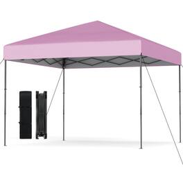 Boyel Living - Pop Up Canopy Tent 120-in W x 120-in D x 84-in H - Pink