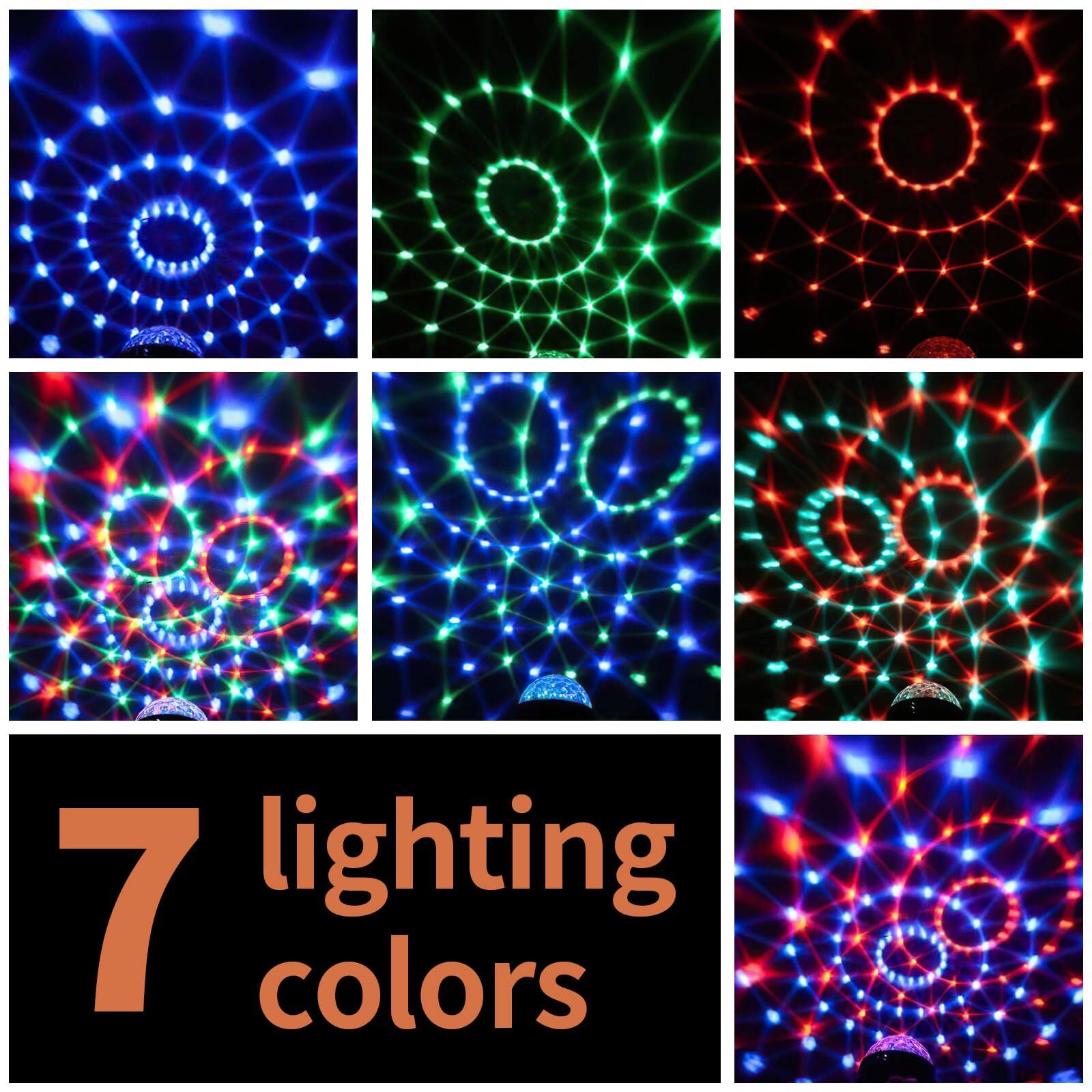 7 lighting colors