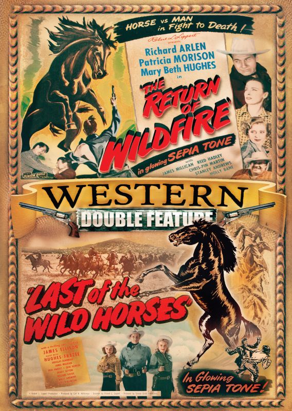 Western Double Feature: Return of Wild Fire/Last of the Wild Horses [DVD]