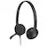 Alt View 1. Logitech - H340 On-Ear Headset - Binaural - Wired - USB - Black.