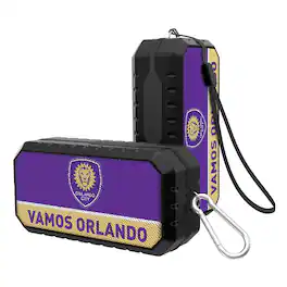 Keyscaper - Orlando City SC Endzone Water-Resistant Bluetooth Speaker - Multicolor
