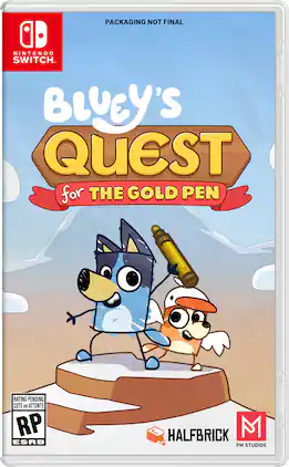 Bluey's Quest for The Gold Pen - Nintendo Switch