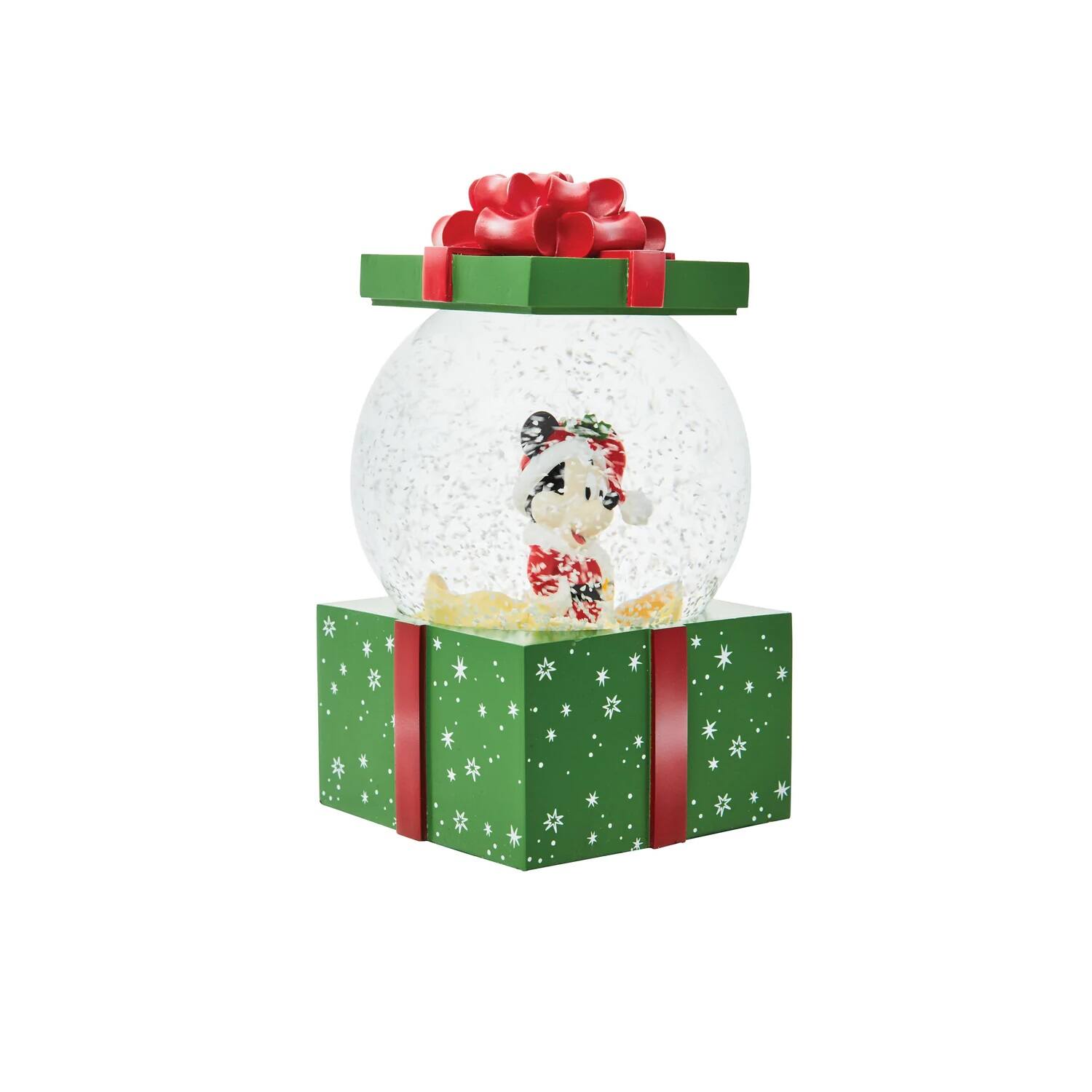 Alt View 1. Department 56 - Dept 56 Mickey Christmas Gift Waterball - Green.