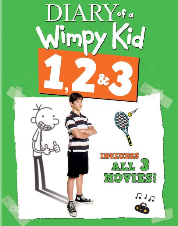  Diary of a Wimpy Kid 1, 2 &amp; 3 [3 Discs] [Blu-ray]