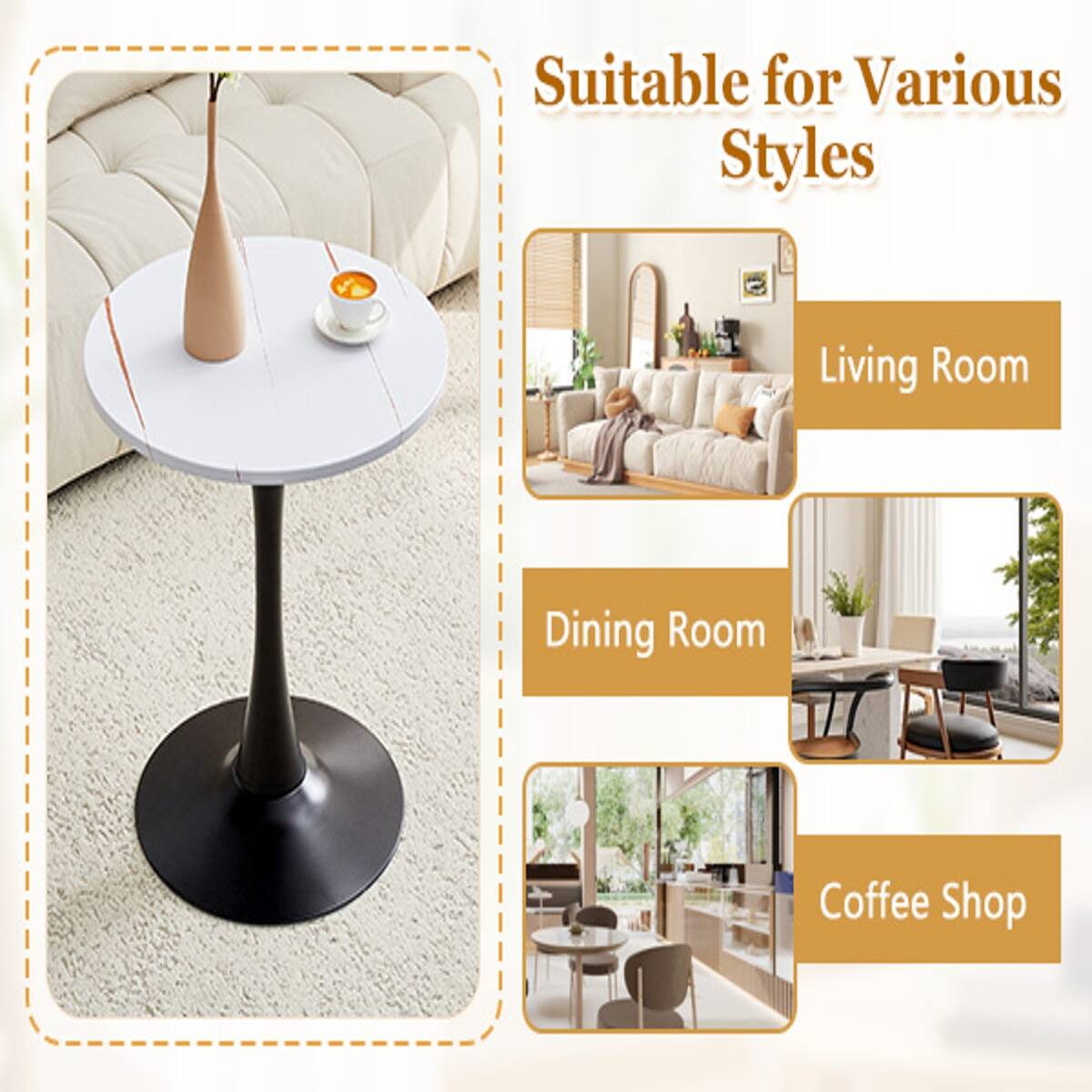 Suitable for Various Styles

Living Room

Dining Room

Coffee Shop