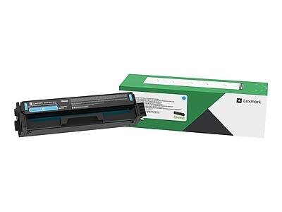 Front. Lexmark - Lexmark C3210C0 Cyan Standard Yield Toner Cartridge, Prints Up to 1,500 Pages - Cyan.