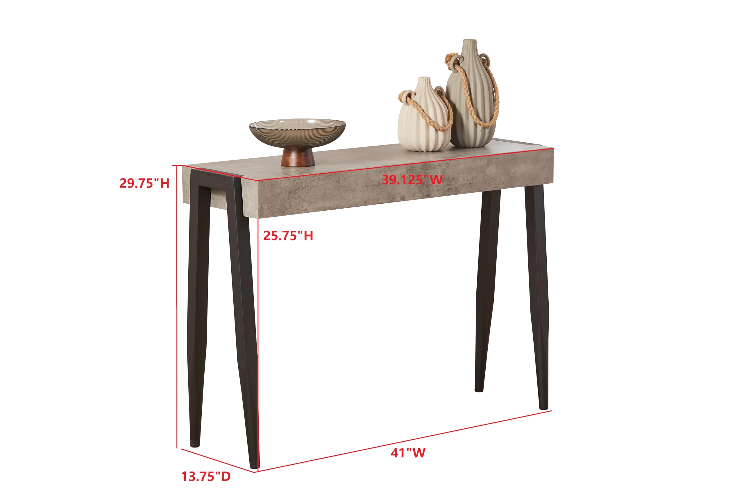 29.75"H  
39.125"W  
25.75"H  
41"W  
13.75"D