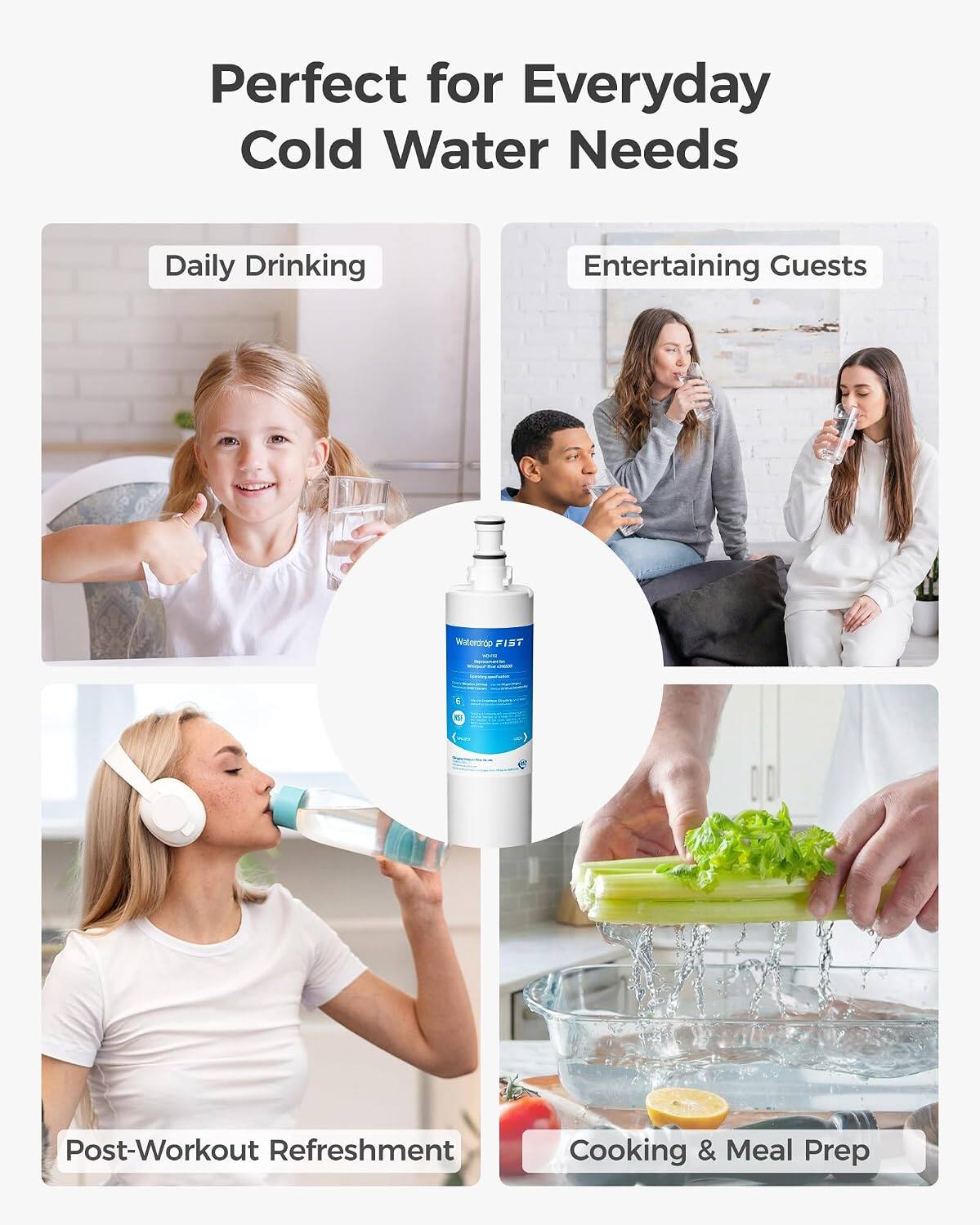 Perfect for Everyday Cold Water Needs

- Daily Drinking
- Entertaining Guests
- Post-Workout Refreshment
- Cooking & Meal Prep