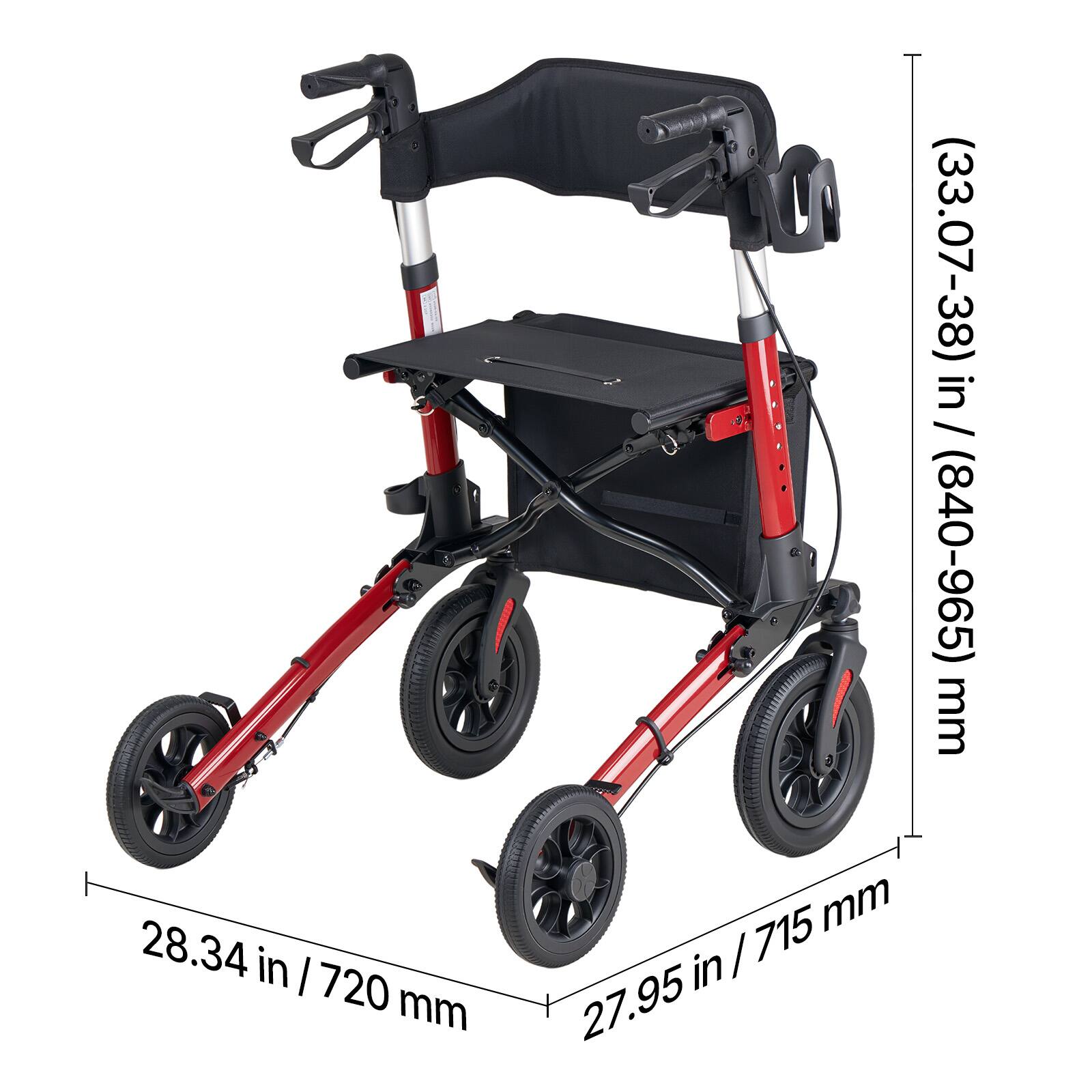 (33.07-38) in / (840-965) mm  
28.34 in / 720 mm  
27.95 in / 715 mm