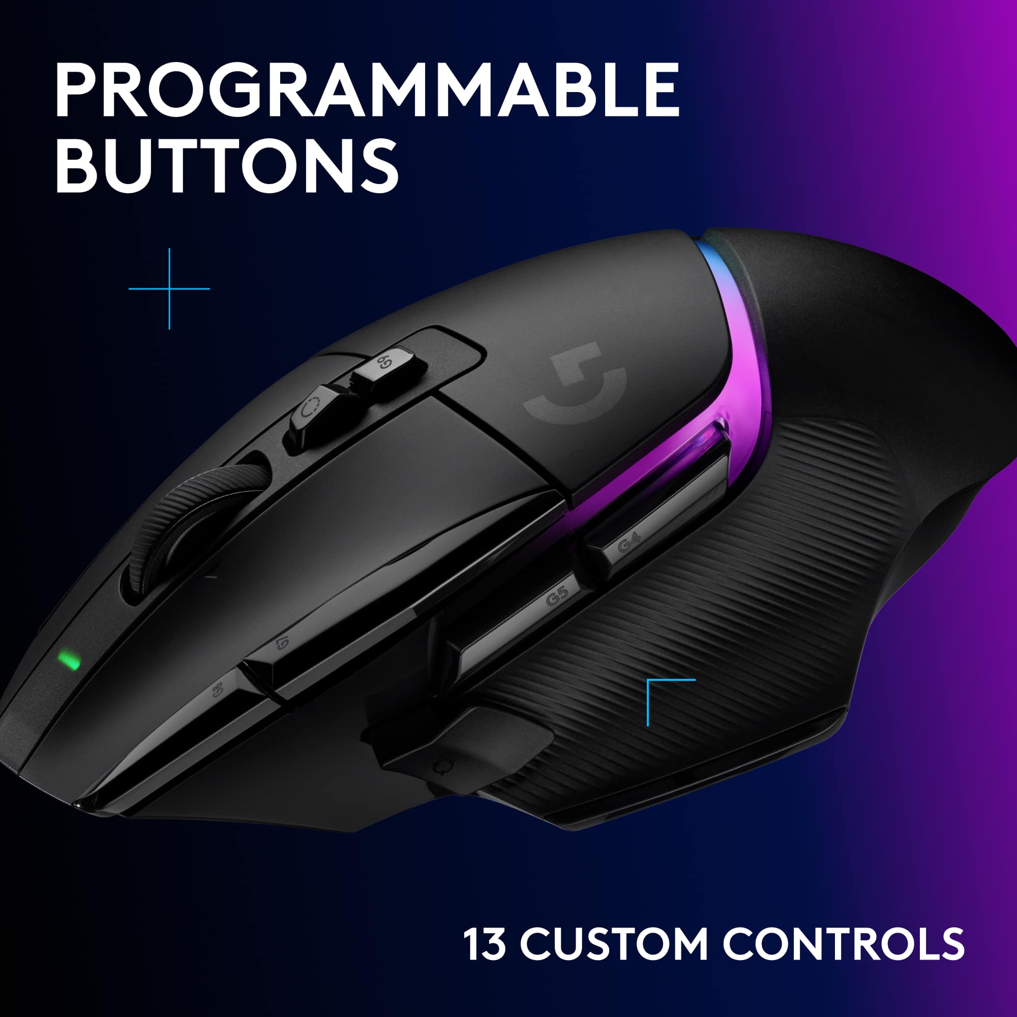 Logitech G502 X PLUS LIGHTSPEED Wireless Optical Gaming Mouse with