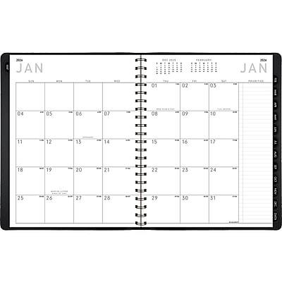 Sure, here is the corrected and grouped text from the image:

**Left Page:**
```
2024
JAN
MON TUE WED THU FRI SAT SUN
01 02 03 04 05 06 07
08 09 10 11 12 13 14
15 16 17 18 19 20 21
22 23 24 25 26 27 28
29 30 31
```

**Right Page:**
```
2024
JAN
MON TUE WED THU FRI SAT SUN
01 02 03 04 05 06 07
08 09 10 11 12 13 14
15 16 17 18 19 20 21
22 23 24 25 26 27 28
29 30 31
``