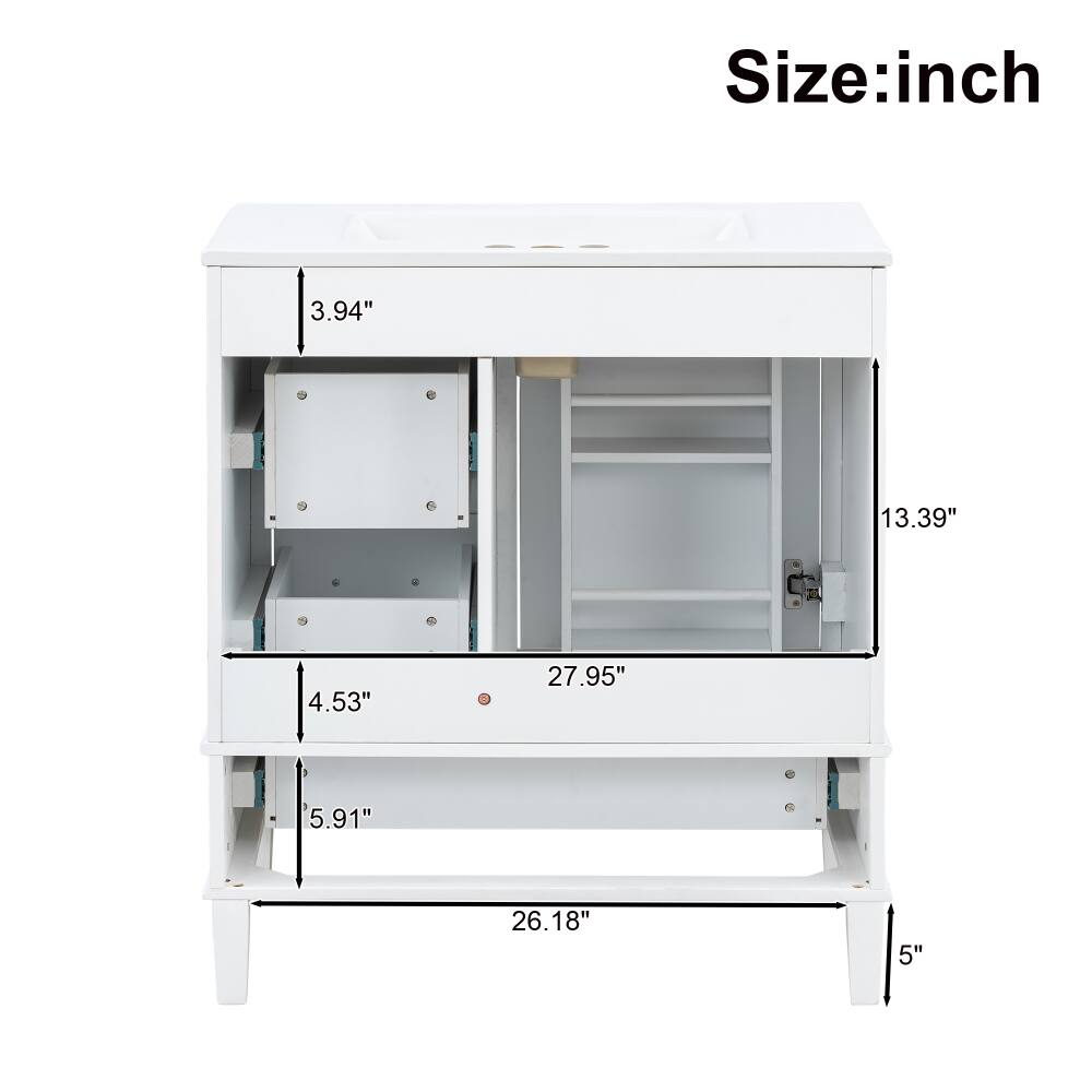 Size: inch  
3.94" 13.39" 4.53" 27.95" 5.91" 26.18" 5"