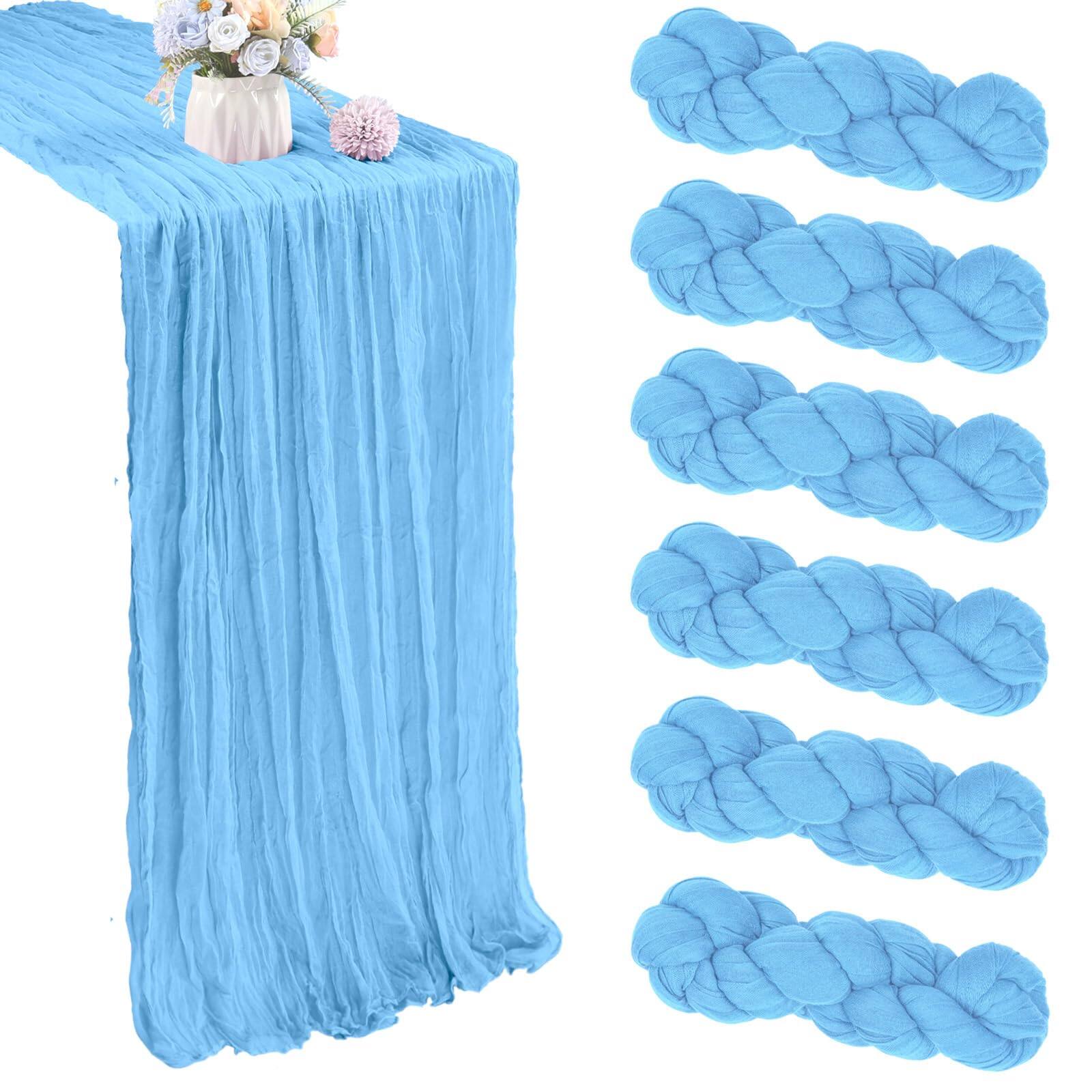Baby Blue-6 Pcs - 10Ft