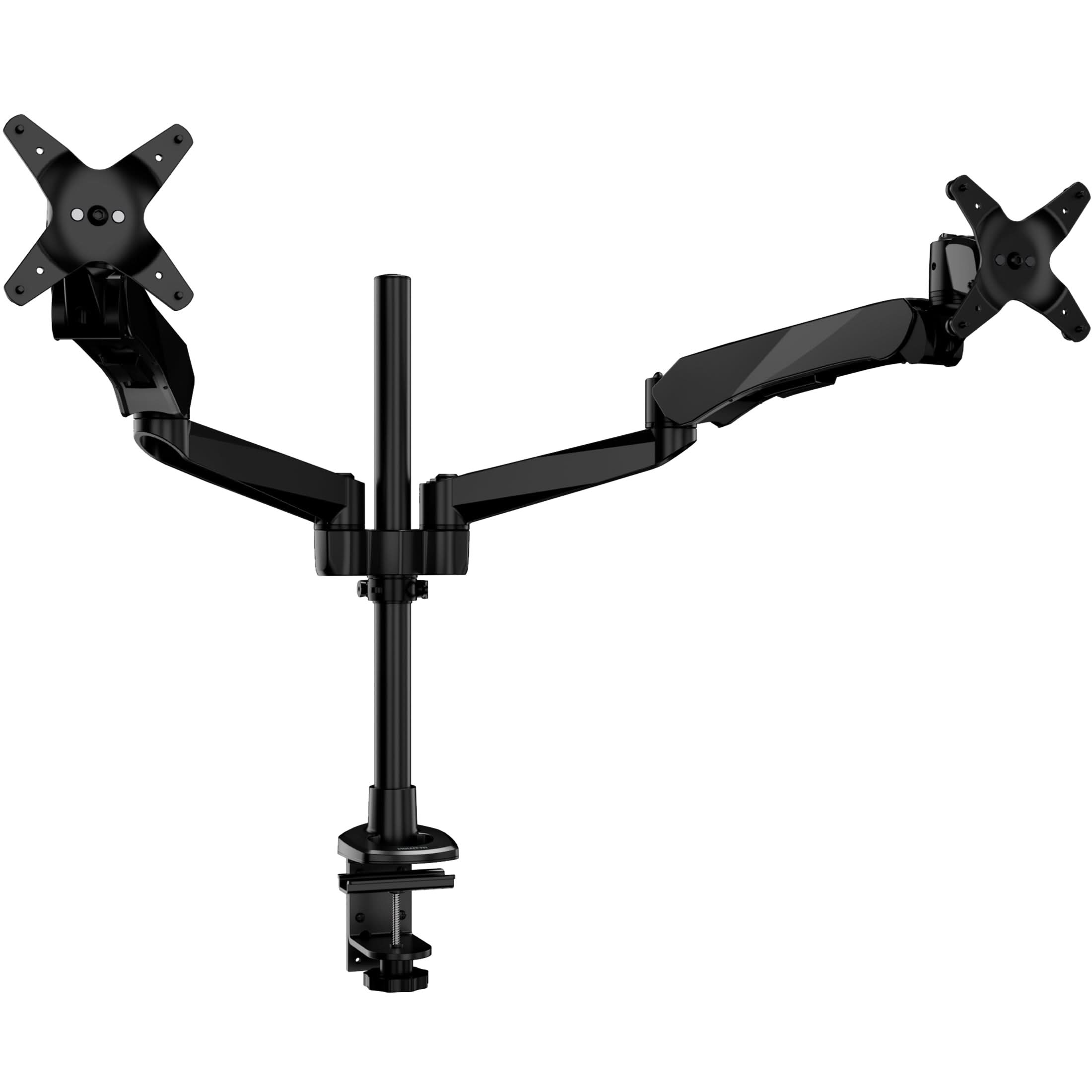 Alt View 9. Mount-It! - CLiX Series Extra Tall Articulating Single Monitor Desk Mount – Full Motion Arm for 13"-32" Screens, Black - Black.
