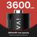 3600 mWh
Model: Nominal
3600mWh real capacity
Utilizing a new energy lithium battery core.