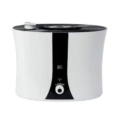 Front. Perfect Aire - 1.4 Gallon Ultrasonic Cool Mist Humidifier - Essential Oil Pod for Aromatherapy, Quiet, Auto Shut-Off, Easy Top Fill Des - White.