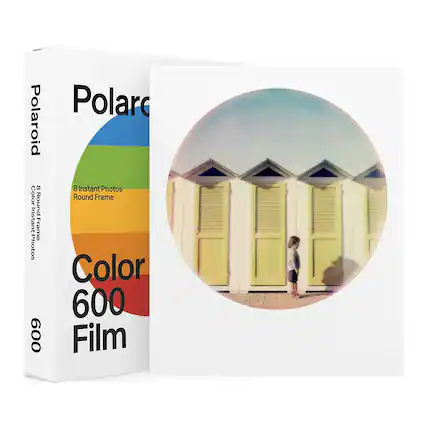Polaroid
Color 600 Film
8 Instant Photos
Round Frame