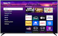 Roku - 55" Class Pro Series 4K QLED Mini-LED Smart RokuTV (2025) - Front_Zoom