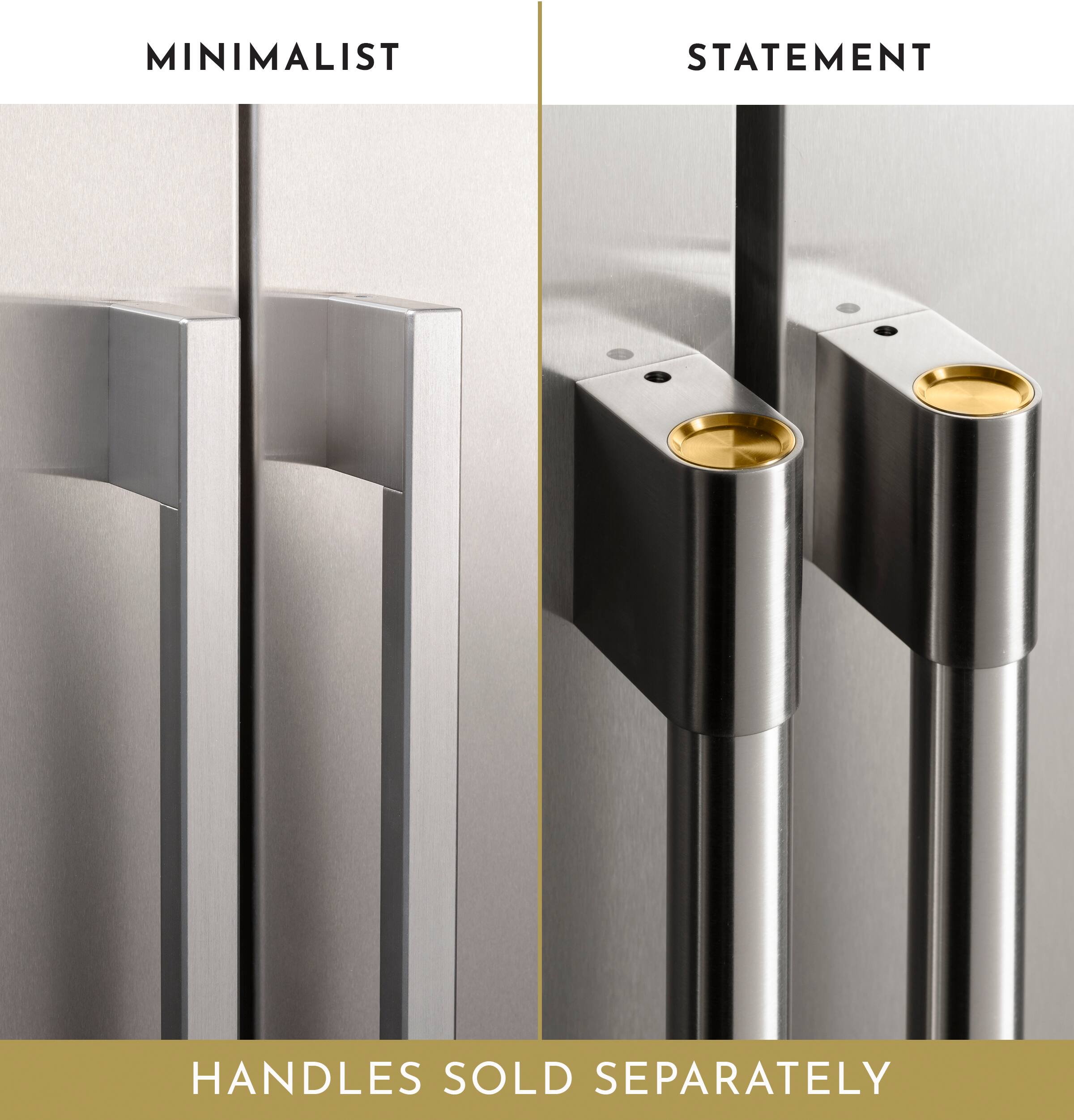 Minimalist statement handles are sold separately.