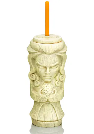 Front. Game of Thrones - Geeki Tikis Game of Thrones Daenerys Plastic Tumbler | Holds 20 Ounces - Tan.