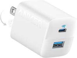 Anker - USB C Charger Block, 33W 2 Port Compact Charger - White