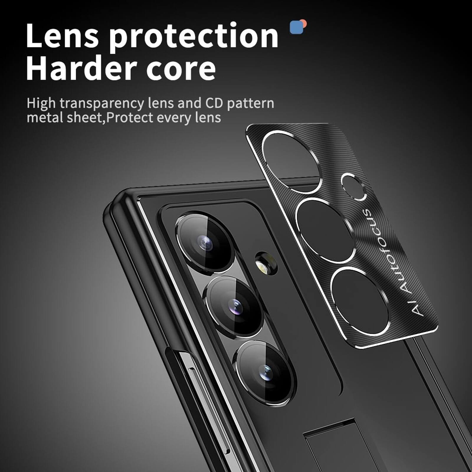 Lens protection Harder core  
High transparency lens and CD pattern metal sheet, Protect every lens