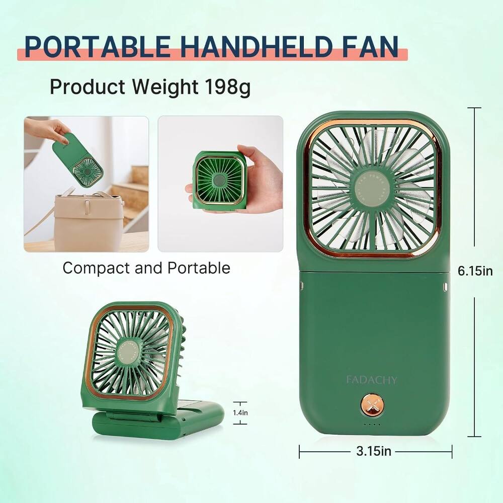 PORTABLE HANDHELD FAN

Product Weight 198g

Compact and Portable

6.15in

1.4in

3.15in