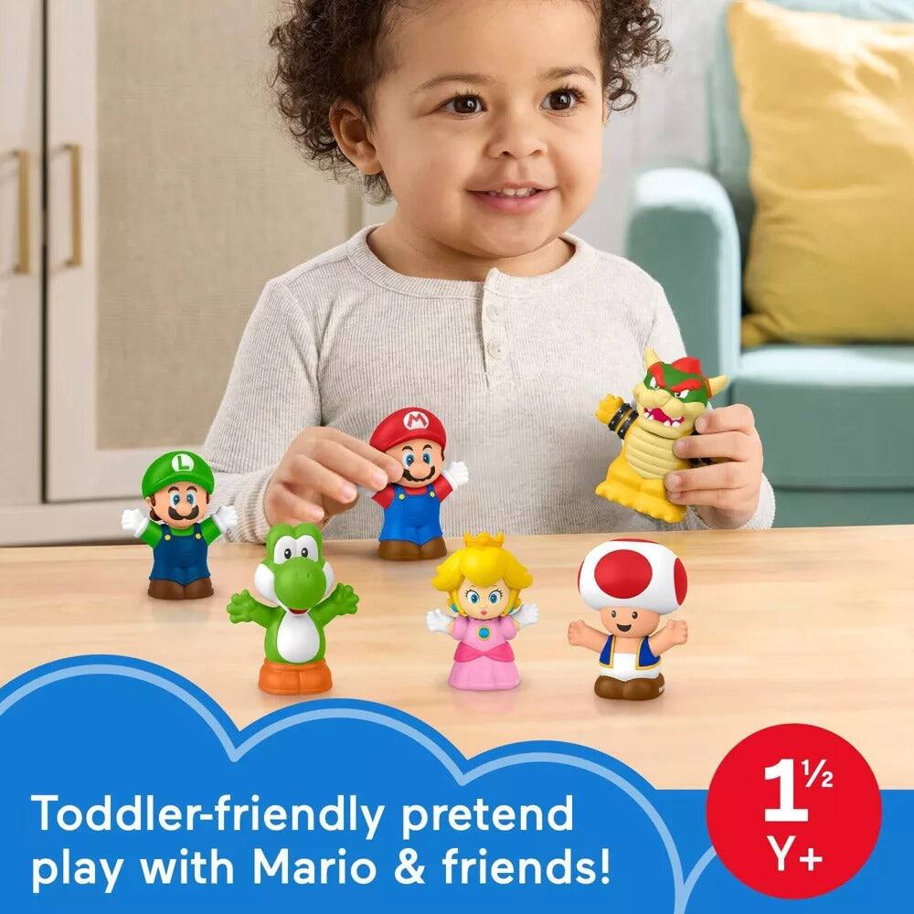 Toddler-friendly pretend play with Mario & friends!  
1½ Y+