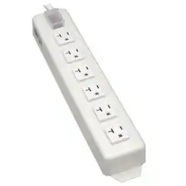 Eaton Tripp Lite Series Power It! 6-Outlet Power Strip, 15 ft. (4.57 m) Cord, 5-20P Plug, Metal Housing - NEMA 5-20P - 6 - Black