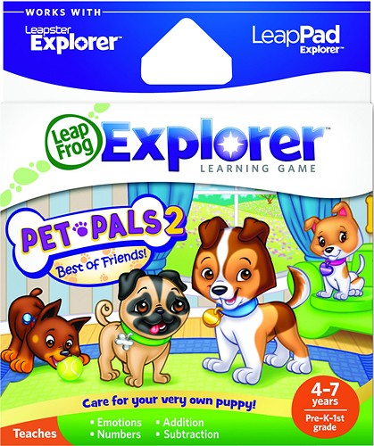 Leapster Explorer GS Pet Pals Game NEW Leap Pad Ultra Game LeapPad 