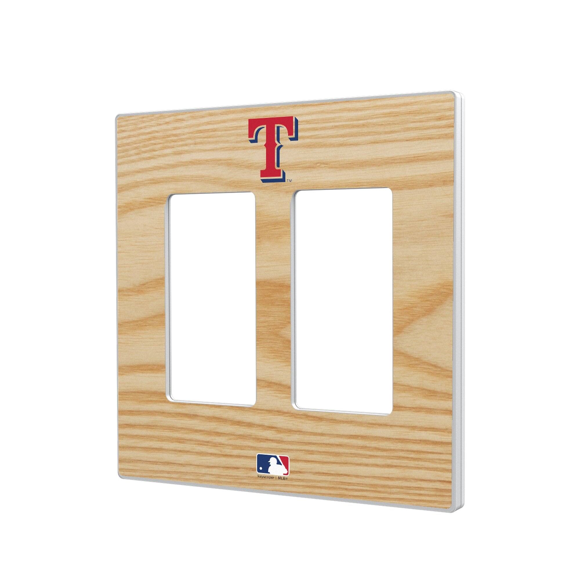 Keyscaper - Texas Rangers Baseball Bat Design Double Rocker Light Switch Plate - Multicolor price history on PriceWatchPro
