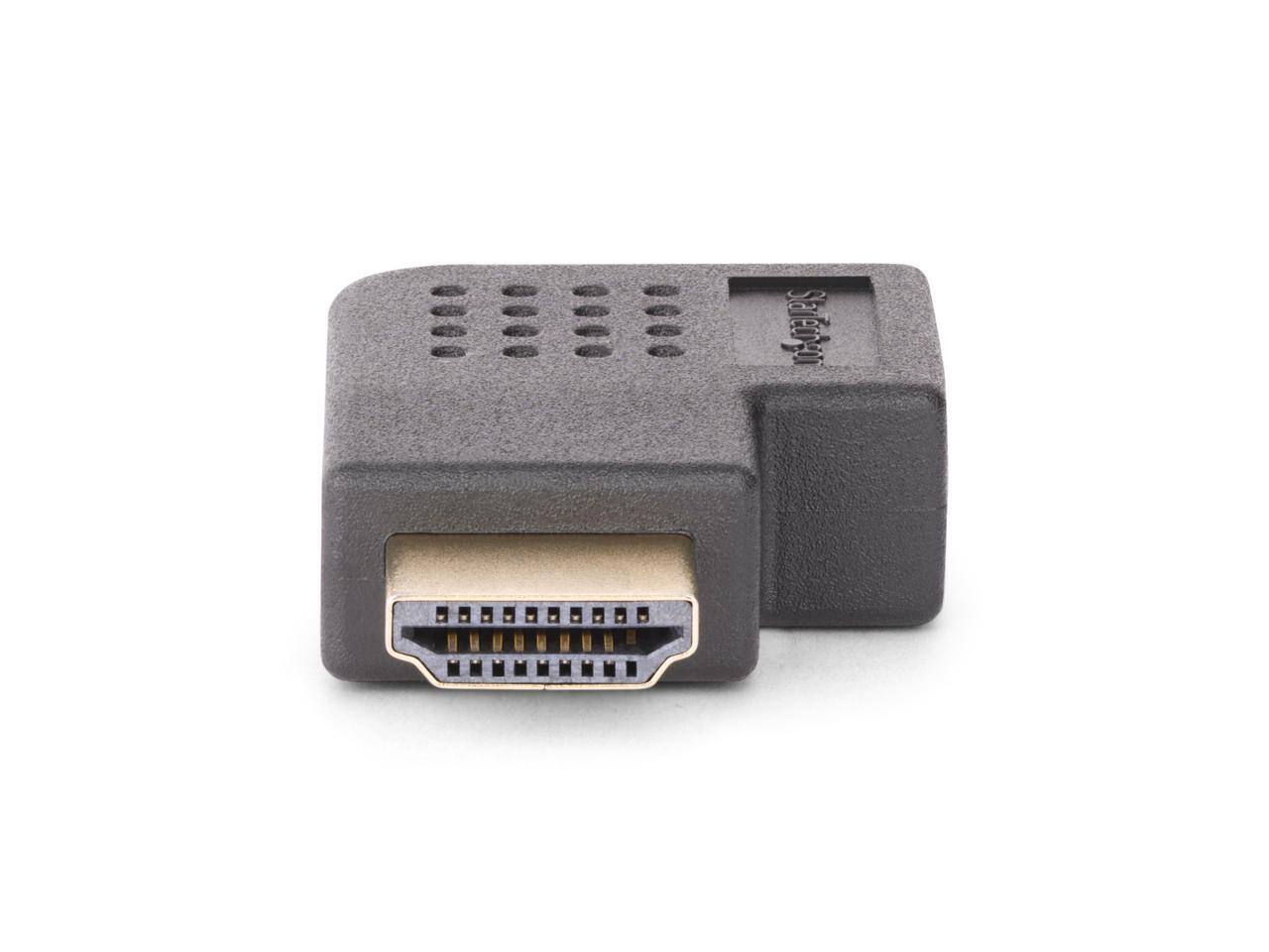 Alt View 9. StarTech.com - StarTech Right Angle HDMI 2.0 Adapter M to F Horizontal 90-Degree Port Saver.