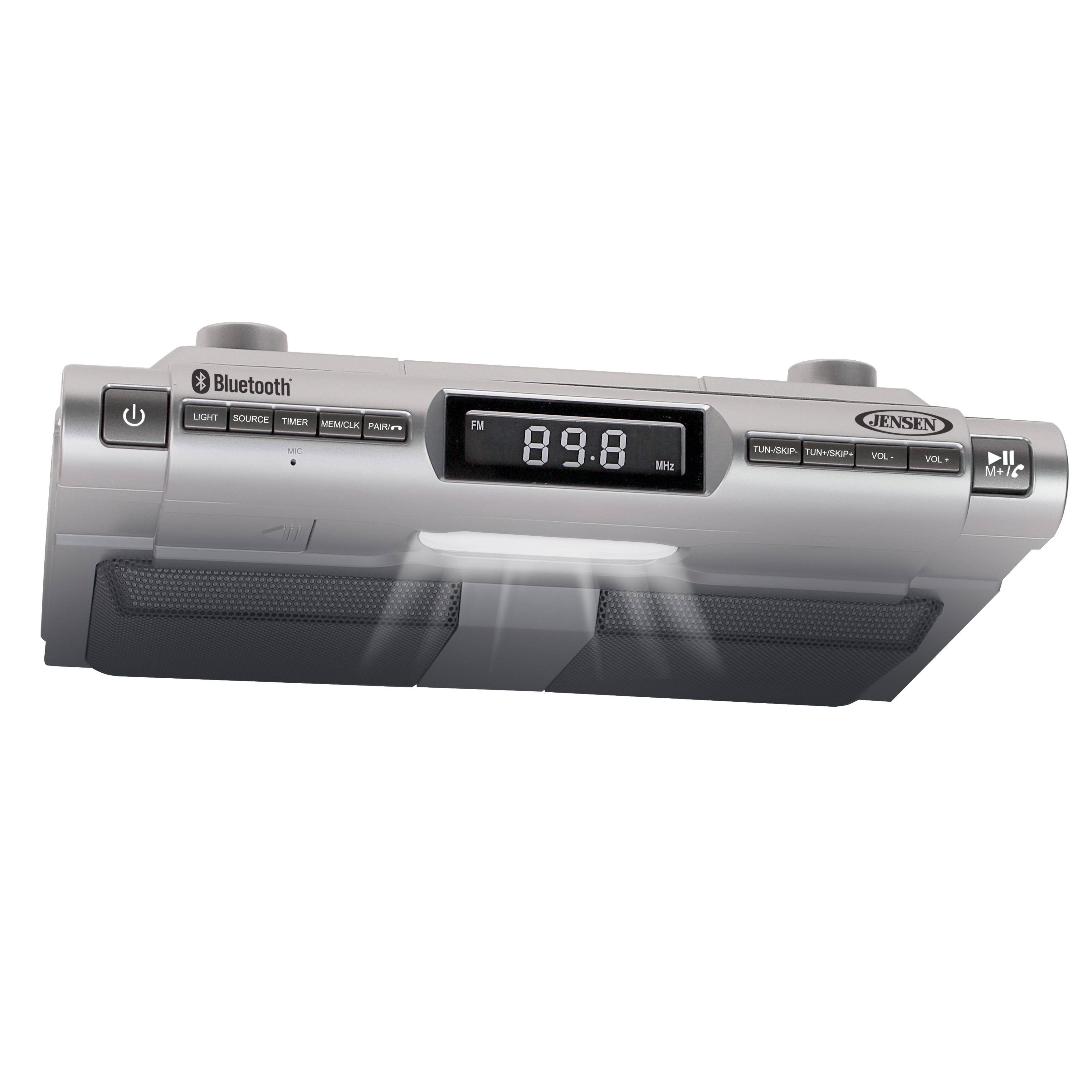 Bluetooth
LIGHT SOURCE TIMER MEMICLK PAIRING
JENSEN
89.8 FM
TUN/SKIP TUN/SKIP VOL- VOL+ M+/M-