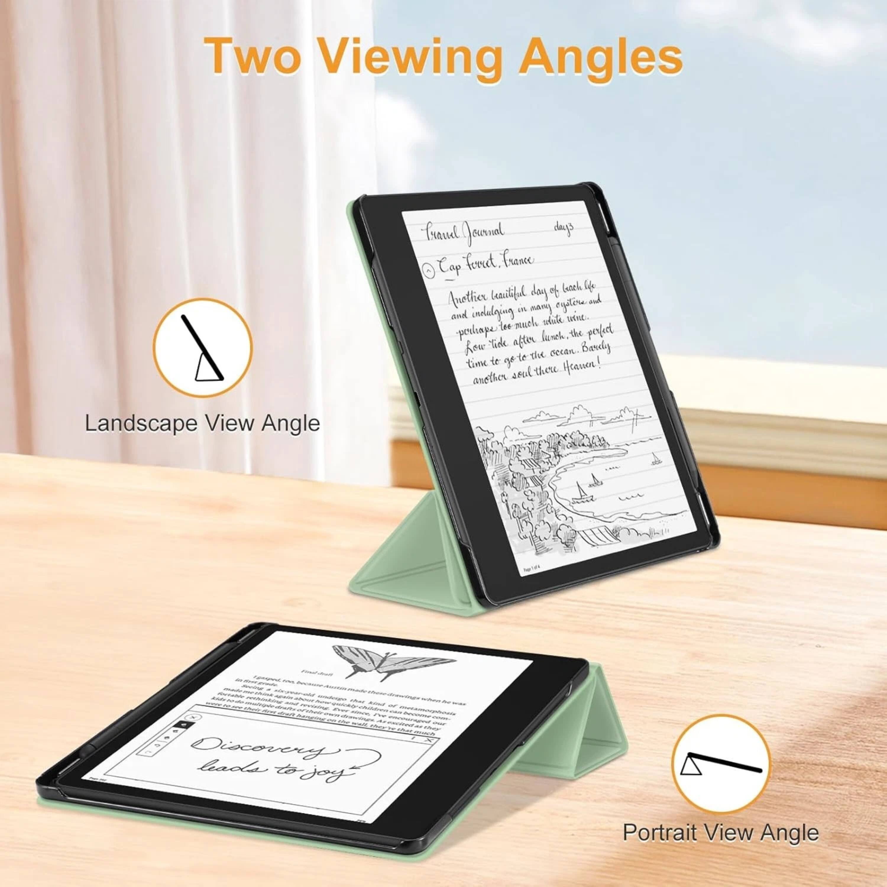 Two Viewing Angles

Landscape View Angle

Portrait View Angle

Lauded Journal

days

Cap "erret. France leaitifl day (ntcle fuotticr in egptine an and inlalging pa 1ind e math sh perhape lanh the peofect how Tidke after Bandy te the Beren. time de Y Heanea! atod theu anether Landscape View Angle Disoveyg bods to jog Portrait View Angle