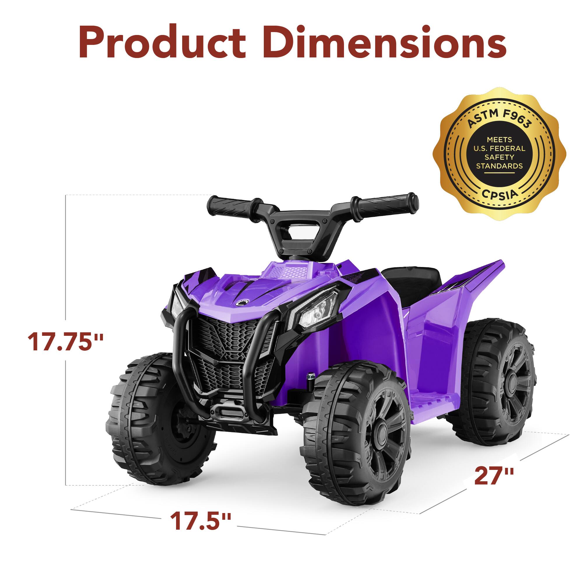 Product Dimensions: ASTM F963, Meets U.S. Federal Safety Standards CPSIA - 17.75" x 27" x 17.5"