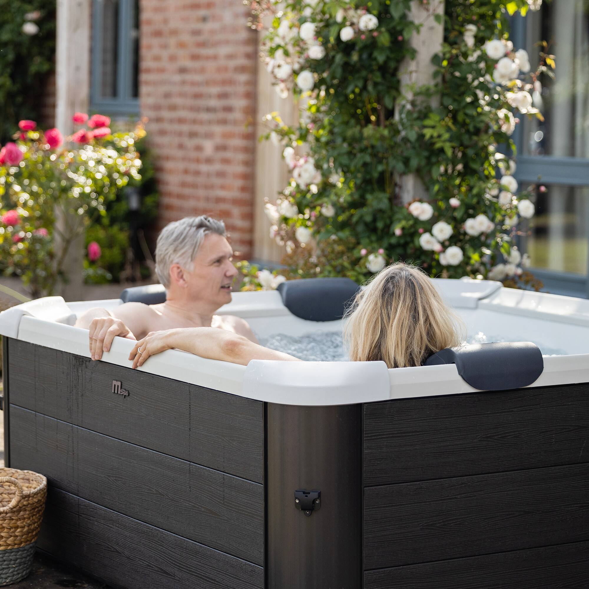 Alt View 7. MSpa - MSpa Bubble Spa w/ Hard Outer, Soft Interior, & Energy Efficient Cover, Oslo.