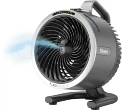 Shark - FlexBreeze HydroGo Fan, Ultra-powerful portable fan, Indoor & Outdoor Mist - Gray - Front_Zoom