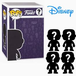 Set of 4 Surprise Mystery Disney Funko Pop! Randomly Selected - Black