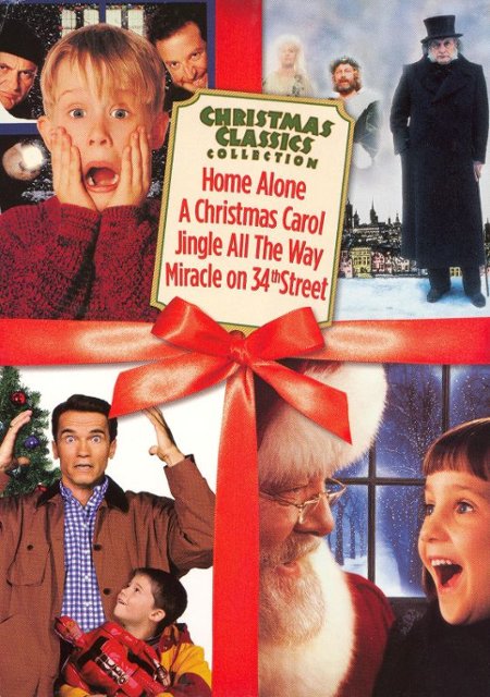 Front Standard. Christmas Classics Box Set: Home Alone/A Christmas Carol/Jingle All the Way/Miracle on 34th Street [DVD].