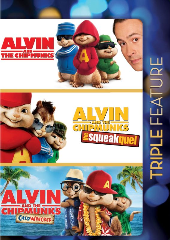  Alvin and the Chipmunks/Alvin and the Chipmunks: The Squeakquel/Chipwrecked [3 Discs] [DVD]