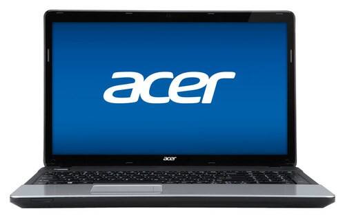 Front Standard. Acer - Aspire E Series 15.6" Laptop - 4GB Memory - 500GB Hard Drive - Black.