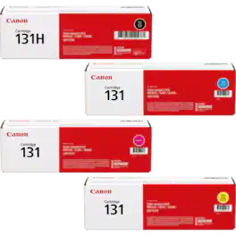 Canon - 131 Set - Laser Toner Cartridges – Black, Cyan, Magenta, Yellow 4-Pack