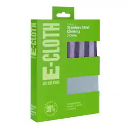 E-Cloth - Microfiber Stainless Steel Cleaning and Polishing Cloth 2 pk