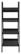 Front Medium. Altra - Ladder Bookcases (Pair).