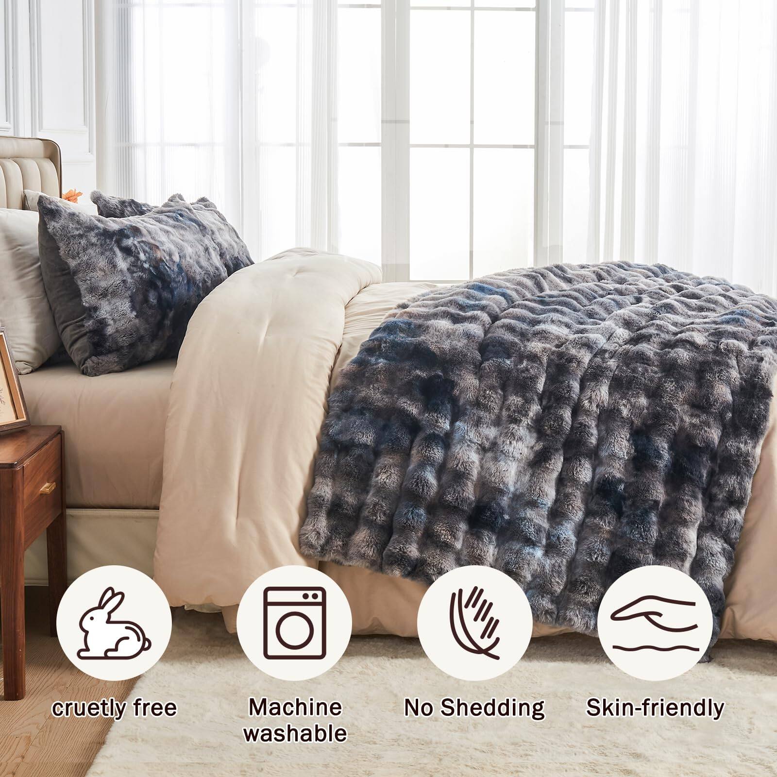 - Cruelty-free
- Machine washable
- No shedding
- Skin-friendly