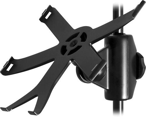 Angle Standard. IK Multimedia - iKlip Music Stand Adapter for Apple® iPad® and iPad® 2.