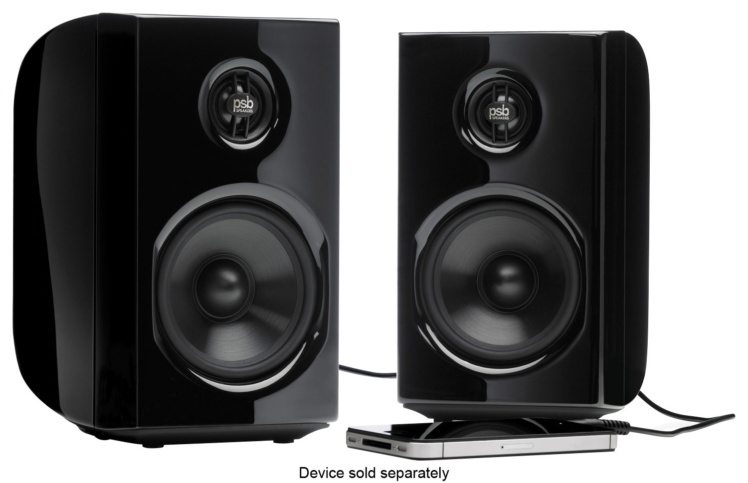 Psb Speakers Alpha Ps1 2 Way Desktop Speakers 2 Piece Black