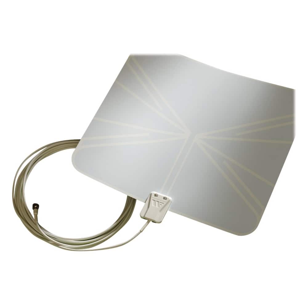 Alt View 11. Winegard - FlatWave Amped Indoor Plate HDTV Antenna - Black/white.